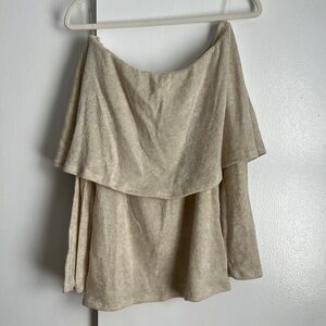 Knit off the shoulder sweater